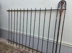 3 delen antiek hek, Tuin en Terras, Ophalen, Gebruikt, IJzer, Sierhekwerk
