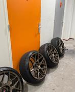 JR Japan Racing JR18 Bronze 19” inch met Pirelli banden, Auto-onderdelen, Gebruikt, 235 mm, Band(en), Personenwagen