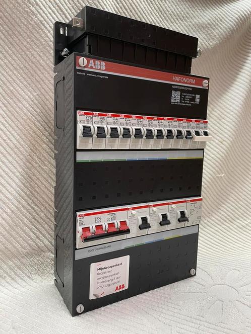 12 groeps groepenkast/meterkast ABB 3 fase incl kookgroep, Doe-het-zelf en Verbouw, Elektra en Kabels, Nieuw, Overige typen, Ophalen of Verzenden