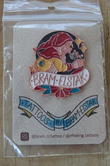 Efteling fan made pin "kabouter tattoo" van Bram Elstak beschikbaar voor biedingen