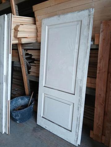 Opdekdeuren massief hardhout 2 stuks 88 x 201 cm(nieuw) beschikbaar voor biedingen