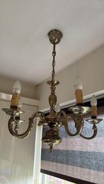 Klassieke Messing Kroonluchter, Huis en Inrichting, Lampen | Kroonluchters, Ophalen, Gebruikt, Metaal
