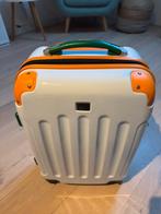 Handbagage rolkoffer met slot (postcodeloterij koffer), 50 tot 60 cm, Hard kunststof, Zo goed als nieuw, 35 tot 45 cm