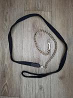 zwarte voorbrenglijn met hengstenketting, Dieren en Toebehoren, Paarden en Pony's | Hoofdstellen en Tuigage, Ophalen of Verzenden