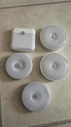 5x LED Lampen met bewegingssensor, Ophalen of Verzenden, Zo goed als nieuw, Kunststof