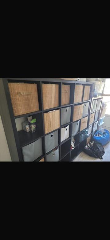 Kallax 5x5 zwartbruin ikea beschikbaar voor biedingen