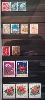 Postzegels Japan, China, Taiwan en Hong Kong (gestempeld)., Oost-Azië, Ophalen of Verzenden, Gestempeld