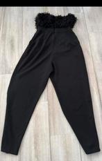 Zwart Zara pak met franjes - Maat XS, Ophalen of Verzenden, Zo goed als nieuw, Maat 34 (XS) of kleiner, Zwart