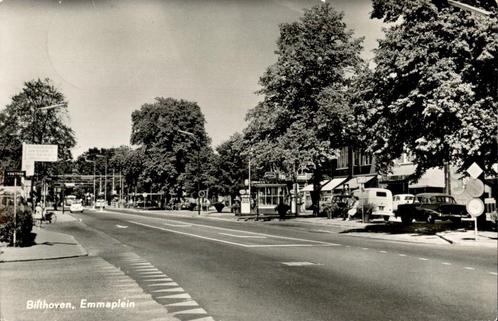 BilthovenEmmaplein veel auto's st 1964, Verzamelen, Ansichtkaarten | Nederland, Gelopen, Utrecht, 1960 tot 1980, Ophalen of Verzenden