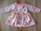 Jurkje met oranje bloemen Hema maat 68, Kinderen en Baby's, Babykleding | Maat 68, Ophalen of Verzenden, Zo goed als nieuw, Meisje