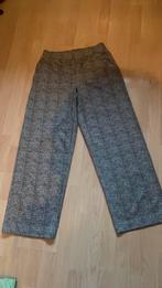 Nieuw zwart print broek maat M, Kleding | Dames, Broeken en Pantalons, Maat 38/40 (M), Zwart, Nieuw, Ophalen of Verzenden