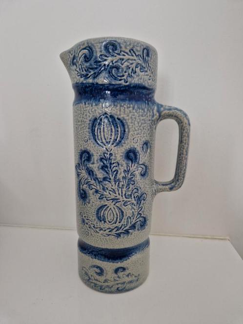 Vintage West Germany Keramiek Kan - Blauw/Grijs, Antiek en Kunst, Antiek | Keramiek en Aardewerk, Ophalen of Verzenden