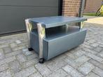 Leolux Verso TV meubel lichtblauw metallic, Ophalen, 50 tot 100 cm, Zo goed als nieuw, Leolux