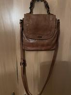Leren tas. Merk Claudia Ferrici, Ophalen of Verzenden, Zo goed als nieuw, Bruin
