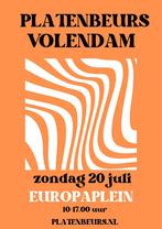Platenbeurs Volendam Europaplein zondag 20 juli, Ophalen, Zo goed als nieuw, Overige formaten