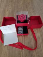 Luze Ketting met Roos Gift-Box, Ophalen of Verzenden, Nieuw, Rood