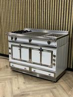 Prachtige La Cornue Chateau 120cm Wit Gas + Teppanyaki, Witgoed en Apparatuur, Fornuizen, 60 cm of meer, Grill, Ophalen of Verzenden