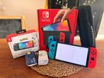 Nintendo Switch OLED, Spelcomputers en Games, Spelcomputers | Nintendo Switch, Ophalen, Gebruikt, Met 2 controllers, Switch OLED