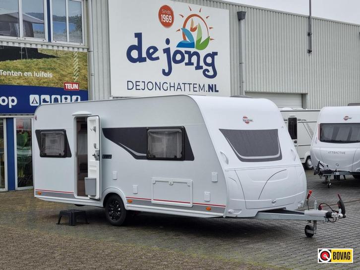 Bürstner Premio IC-line 460 TS, Caravans en Kamperen, Caravans, Bedrijf, tot en met 4, Rondzit, Bürstner, Frans bed, Overige typen