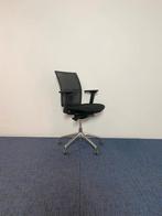 4 x Bureaustoel CS Weave, zwart, chroom voetkruis