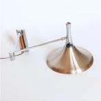 Vintage wandlamp trompet model chroom, Vintage retro midcentury deens design, Onbekend, Ophalen of Verzenden, Zo goed als nieuw