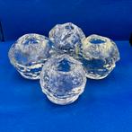 Kosta Boda Snowball Kandelaars (4) - Ann Warff, Overige materialen, Gebruikt, Wit, Ophalen of Verzenden