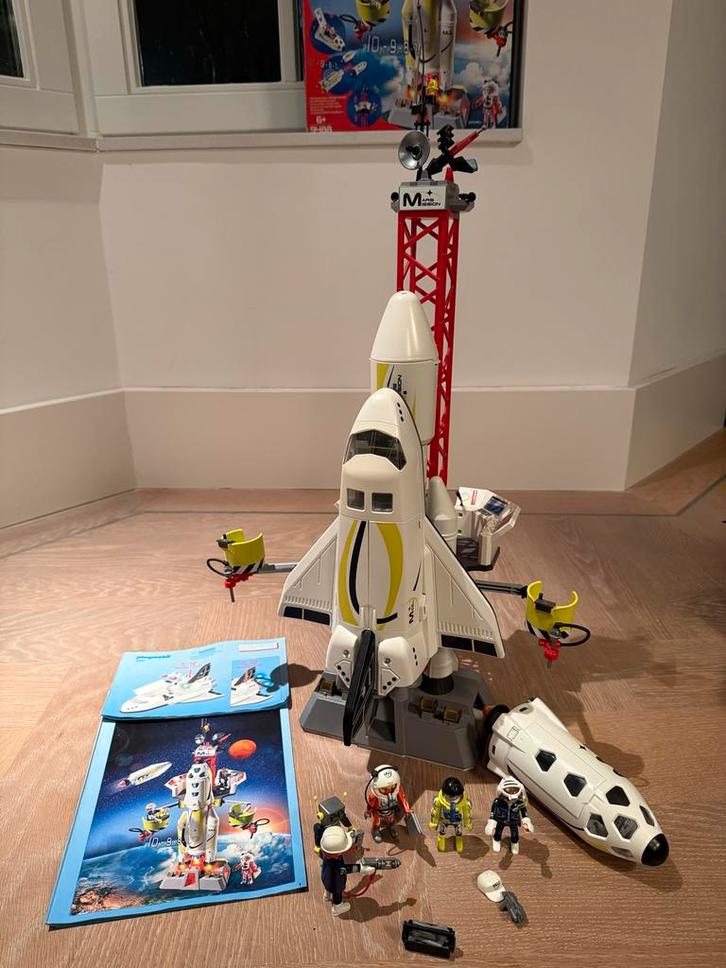 Playmobil Mars Missie Raket + Space shuttle, Kinderen en Baby's, Speelgoed | Playmobil, Zo goed als nieuw, Complete set, Ophalen
