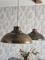 2 Mooie industriële stoere hanglampen, Ophalen, 50 tot 75 cm, Zo goed als nieuw, Industriële