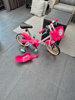 Decarhlon roze Kinderfiets 14 inch, Fietsen en Brommers, Fietsen | Meisjes, Ophalen, Gebruikt, Btwin (Decathlon), 14 inch of minder