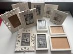 11 verschillende witte fotolijstjes brocante stijl, Audio, Tv en Foto, Fotografie | Fotolijsten, Ophalen, Zo goed als nieuw