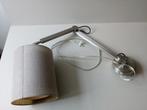 Schaarlamp/wandlamp. Chroom. Dubbele kap, Ophalen of Verzenden, Zo goed als nieuw, Stof, Vintage