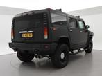 Hummer H2 6.0 V8 5-PERS. MAT ZWART + SCHUIFDAK | STANDKACHEL, Auto's, Hummer, Automaat, Gebruikt, 322 pk, Leder