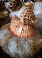 Rivièra maison eend / lamp / New faux fur krans twv 79,95€, Huis en Inrichting, Lampen | Tafellampen, Ophalen of Verzenden