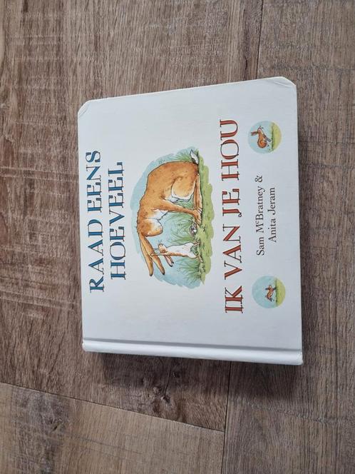 Raad eens hoeveel ik van je hou - Kinderboek, Boeken, Kinderboeken | Baby's en Peuters, Gelezen, 1 tot 2 jaar, Ophalen of Verzenden