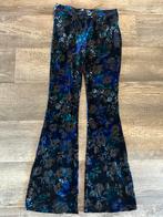 Colourful Rebel flared pants fluweel blauwe bloem, maat L, Kleding | Dames, Blauw, Maat 42/44 (L), Nieuw, Ophalen of Verzenden