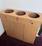 Kartonnen Afvalbak 3-Vaks, Overige materialen, Nieuw, Ophalen of Verzenden, Minder dan 50 cm