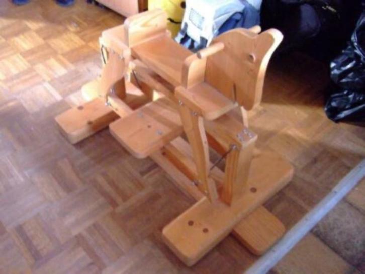 houten hobbelpaard, Kinderen en Baby's, Speelgoed | Hobbelfiguren, Zo goed als nieuw, Ophalen
