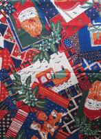 Quilt patchwork wenskaart knutselstofje nr 2244  Kerstmotief, Nieuw, Oranje, Ophalen of Verzenden, 30 tot 120 cm