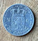 halve gulden 1866 Willem III, Postzegels en Munten, Munten | Nederland, Ophalen, ½ gulden, Koning Willem III, Zilver