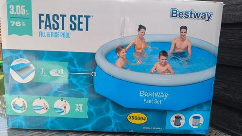 Rond zwembad van 3,05m inclusief filterpomp, Tuin en Terras, Zwembaden, Nieuw, Opzetzwembad, Minder dan 80 cm, 200 tot 400 cm