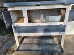 Ferplast kunststof konijnenhok, Dieren en Toebehoren, Knaagdieren en Konijnen | Hokken en Kooien, Ophalen, 90 cm of meer, Hok