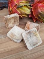 Mango hout schaaltjes  Nieuw, Huis en Inrichting, Woonaccessoires | Schalen en Manden, Ophalen of Verzenden, Nieuw, Rond, Hout