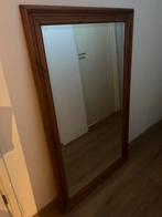 Grote houten rechthoekige spiegel 80 x120, Huis en Inrichting, Woonaccessoires | Spiegels, Ophalen, 100 tot 150 cm, Zo goed als nieuw