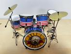 Guns N' Roses vlag miniatuur drumstel mini drum decoratie, Info@deconoord.nl, Deco Noord, Nieuw, Ophalen of Verzenden