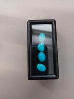 4x geslepen turkoois cabochons, Ophalen of Verzenden