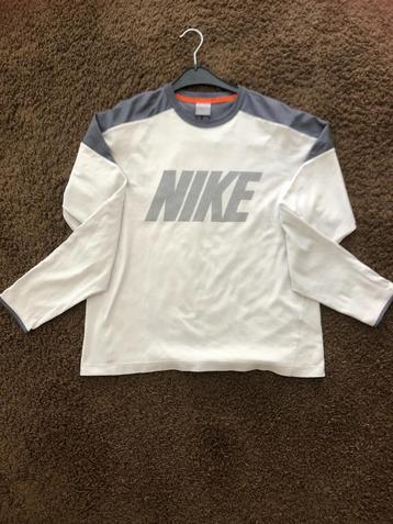 Nike shirt lange mouwen Large (lichtgrijs/donkergrijs/oranje beschikbaar voor biedingen