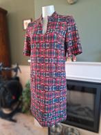 Caroline Biss rood groene blauwe jurk zakken 40 Gratis Verz., Kleding | Dames, Jurken, Maat 38/40 (M), Verzenden, Zo goed als nieuw