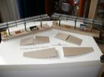 Vollmer/kibri HO gebouw /2x perron voor bij de treinbaan, Hobby en Vrije tijd, Overige merken, Gelijkstroom, Brug, Tunnel of Gebouw