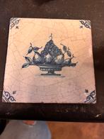 5 x antieke tegeltjes 13,5 bij 13,5, Antiek en Kunst, Ophalen of Verzenden