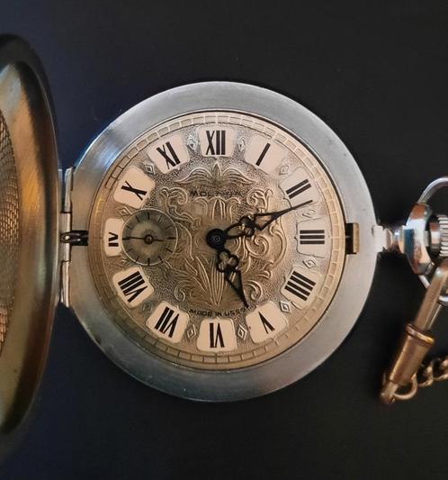 Russisch ZAKHORLOGE, merk Molnija, Antiek en Kunst, Antiek | Klokken, Ophalen of Verzenden